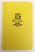 Rite in the Rain - All-Weather Level Field Book - Case Bound - No. 310F - 5x8" Yellow