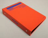 Sokkia Field Book 3/4" Ring Binder - Orange (8153-75)