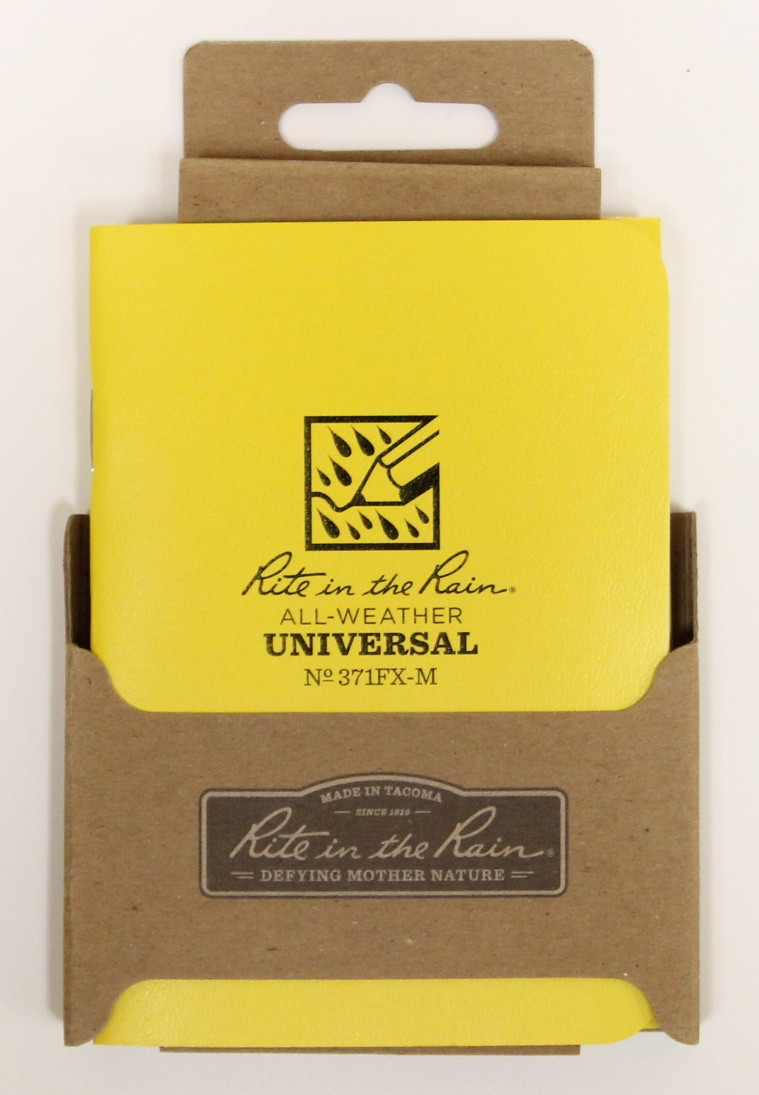 Rite in the Rain - All-Weather Universal Book 3-Pack - No. 371FX-M -  3.5x4.5 Yellow - Kara Company, Inc.