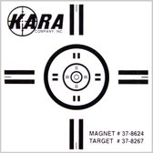 Kara 6165 Adhesive Alignment Target (Pack of 10)