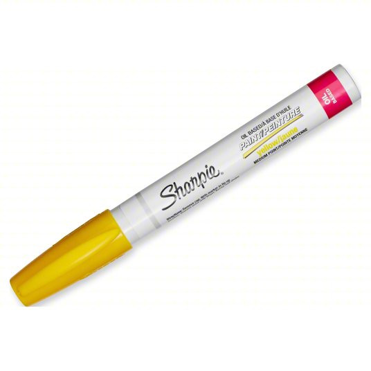 Sharpie Yellow Colored Medium Line Paint Marker (2107619) - Kara