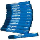 Dixon Lumbar Crayons - Blue - Box of 12