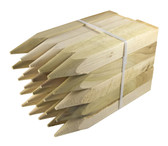 1.5" x 1.5" x 12" Premium Hardwood Hubs - Pencil Point <25 Pack>