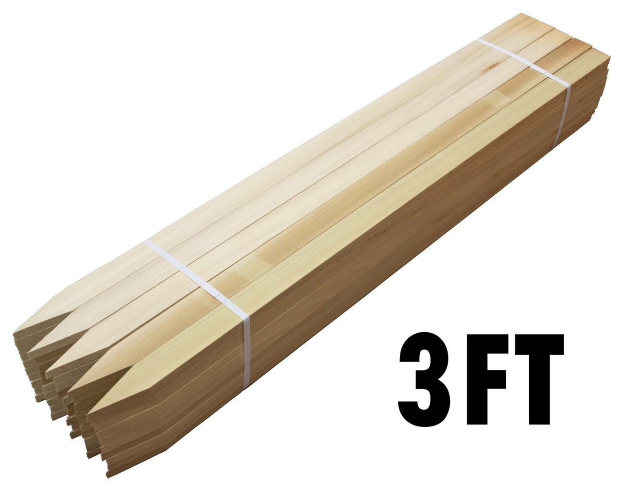 36" Premium Hardwood Lath Bundle of 50 Kara Company, Inc.