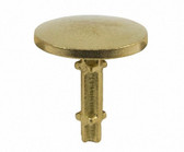 Domed Head Brass Survey Marker w/ Ribbed Shank (Multiple Sizes)
