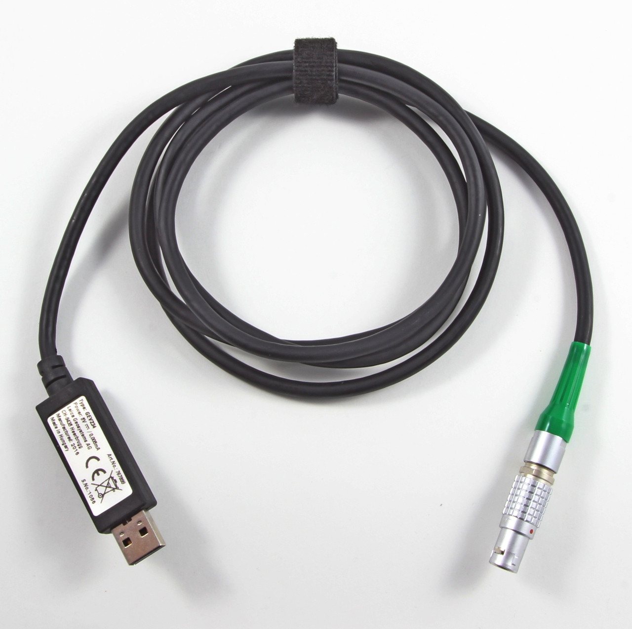 Leica GEV234 1.65m CS/GS/PC Data Transfer Cable - LEMO to Standard USB Type A Kara Company, Inc.