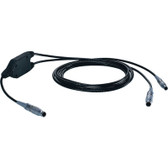 Leica GEV186 Y-Cable connects TPS1200+ to TCPS Radio Modem and Ext. Battery