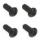 4mm High Tensile Button Head Bolt Setscrew (4 Pack) M4 x 16mm (Black 10.9 Grade H/T) Socket Allen Key Button / Dome Head Bolts Screws