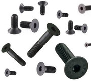 4mm High Tensile Csk Bolts (8 Pack) M4 x 16mm (Including Head) Black (10.9 H/T) Socket Countersunk Allen Key Head Bolt / Screws