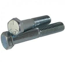 M24 x 180mm Hexagon Head Bolts Part Thread High Tensile Grade 10.9 Pack 2