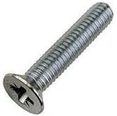 4mm Countersunk Machine Screws/Bolts M4 x 10mm (Including Head) A2 Stainless Steel Pozi Csk Head Mch Screw (20 Pack) Free UK Delivery