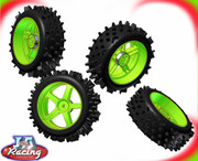 J&A Racing Pro 1/5th Scale off road wheels & Tyres set of 4