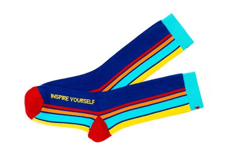 Inspire Yourself Gay Pride Rainbow Socks by Posie Turner