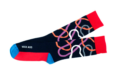 Kick Ass Inspirational Socks by Posie Turner - Unique Gift Socks