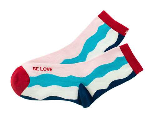 Be Love Inspirational Gift Socks by Posie Turner