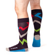 Be Awesome mens modern, motivational socks by Posie Turner