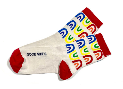 Good Vibes Rainbow Anklet - New!