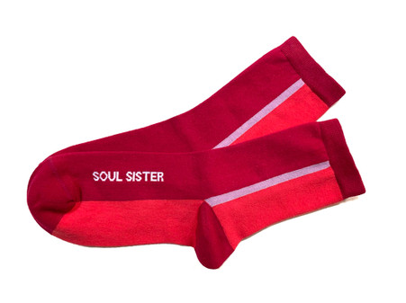 Soul Sister gift socks for your best friend and bridesmaids by Posie Turner.