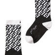 Just Say Yes modern, luxury socks by Posie Turner. Socks with inspirational messages.