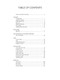 Table of Contents 1