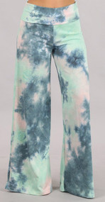 Spring Palazzo Pants Green/Teal (2 3X Left)