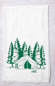 Camping Tea Towel