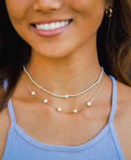 Self Love Pearl & Gold Necklace