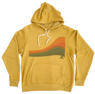 Earth Wave Hooded Sweatshirt Mustard *1 Left*