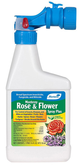 Rose and Flower Spray Plus 16 oz. Hose End - AG Organics
