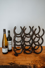 Horse Shoe Wine Rack - 9 Bottles