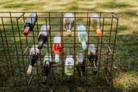 Mesh Wine Rack - horizontal