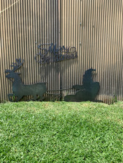 Santas Sleigh and Reindeer
