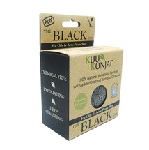 KUU Konjac Sponge with Bamboo Charcoal.