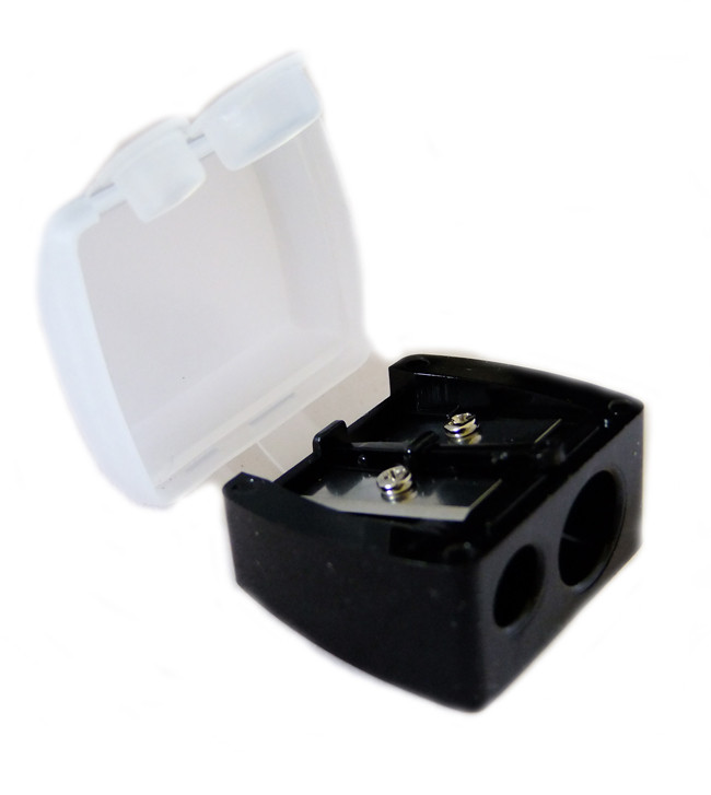 LimeLily Black Dual Pencil Sharpener