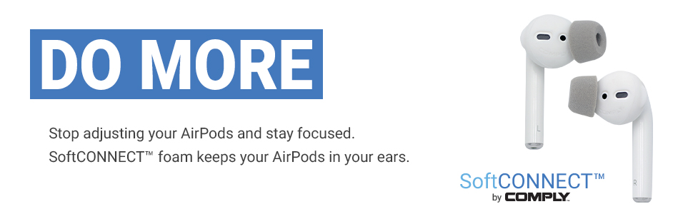 Comply Foam Tips for Apple AirPods