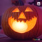 Philips HueGo with Bluetooth inside Pumpkin