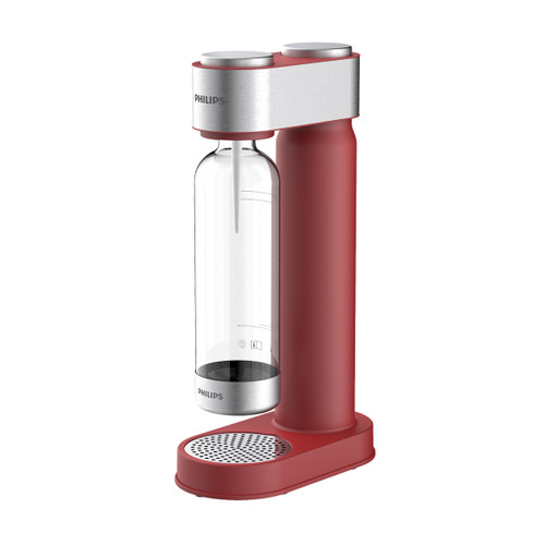Philips Soda Maker with 1L PET Bottle - red