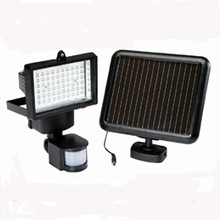 Outdoor 60-LED Solar Security Shed /Garage Motion Light