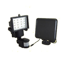 Outdoor Garden 16-LED Solar Security Shed Garage Work Light Flood Light