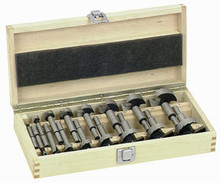 16 PCS Forestner Bits With Wooden Case