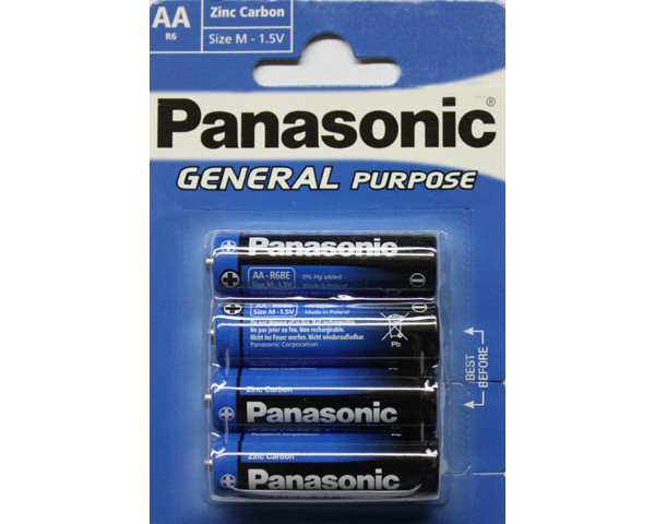 Panasonic AA Batteries - 4 Pack - Products 4 Less
