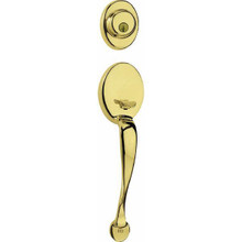 Weiser Lock Polished Brass Columbia 2-Piece Sectional Handleset