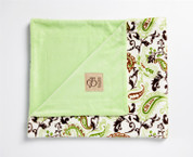 Perfect Paisley Blanket Green