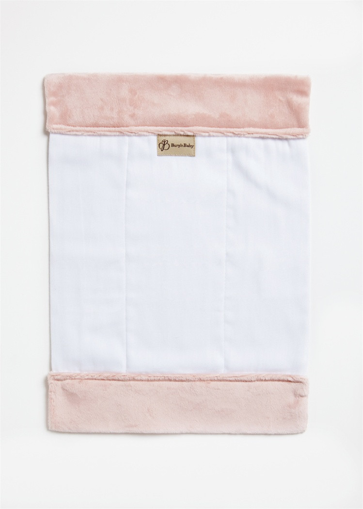 Coral Burp Cloth