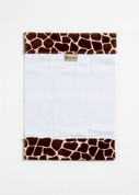 Cheetah Burp Cloth BURP_GIRAFFE_SAFARIPNK01