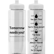 “Tomorrow needs you!” Water bottle 