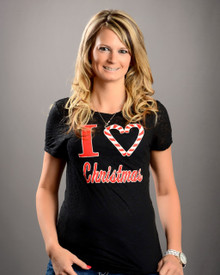 I Heart Christmas Women's Burnout