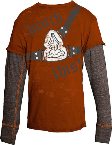 Watch This Long-Sleeved Warrior Poet Tee (Front)