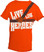Live Like Heroes Orange Short-Sleeved Warrior Poet Tee (Front)