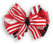 Christmas Candy Cane Bow